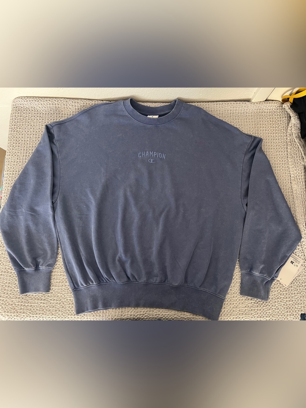 Champion Crewneck Sweatshirt in Navy Blue